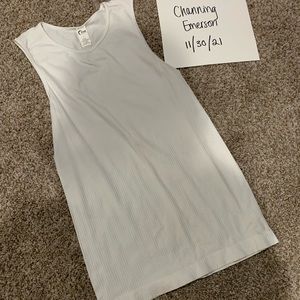 Zyia White Parallel Tank